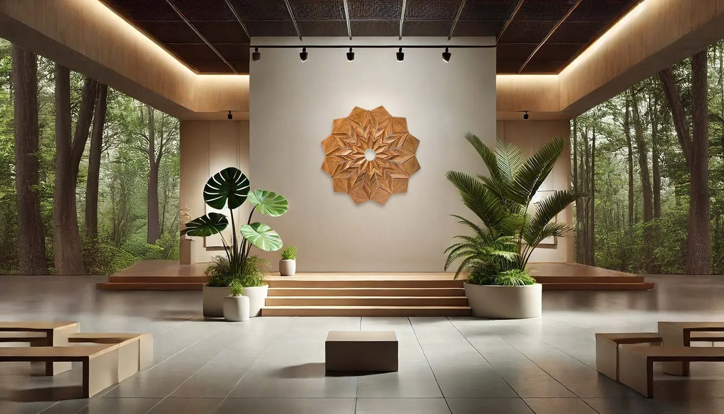 Hendeca Mandala Mahogany in room