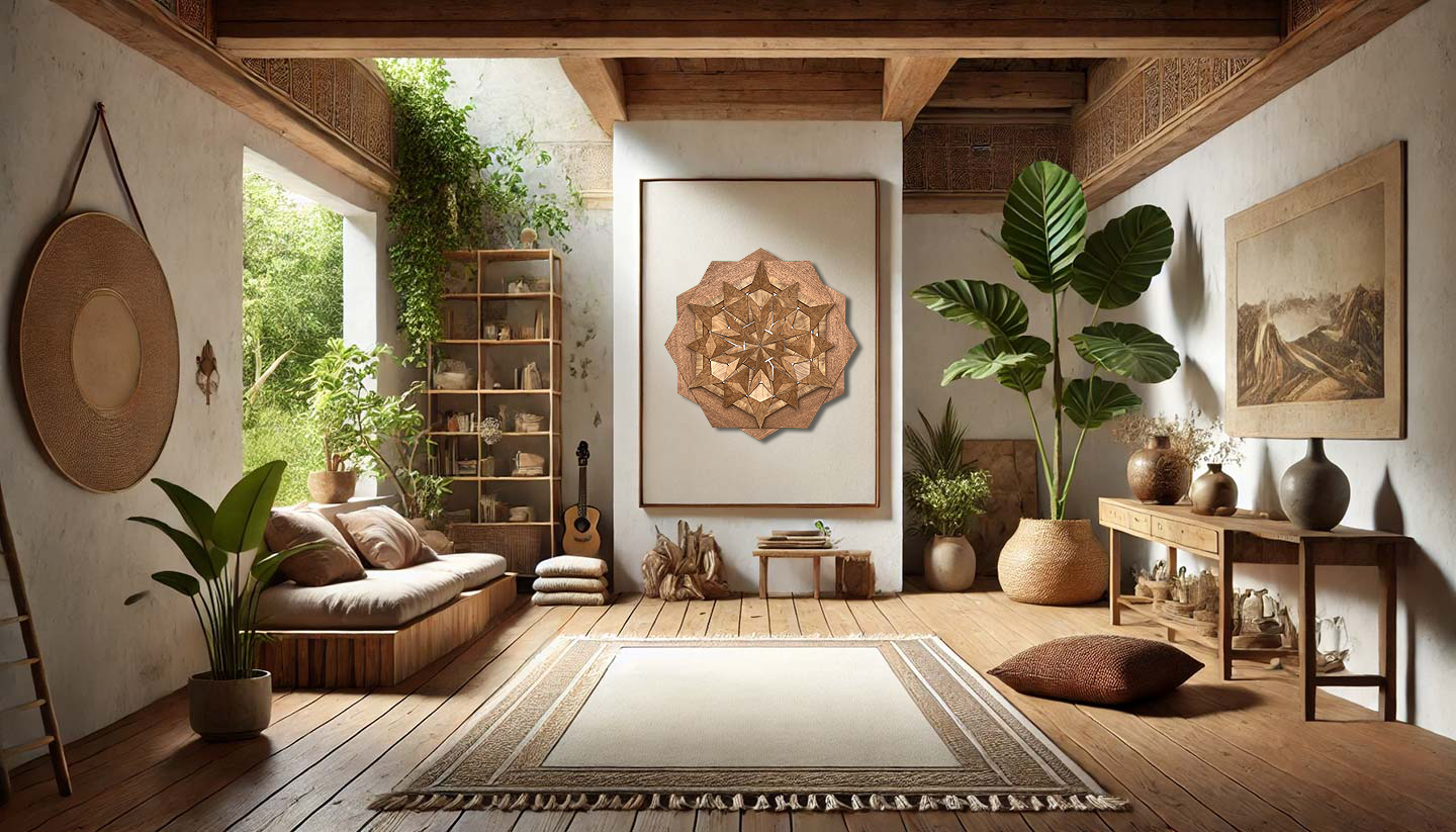 Angulate Mandala Mahogany