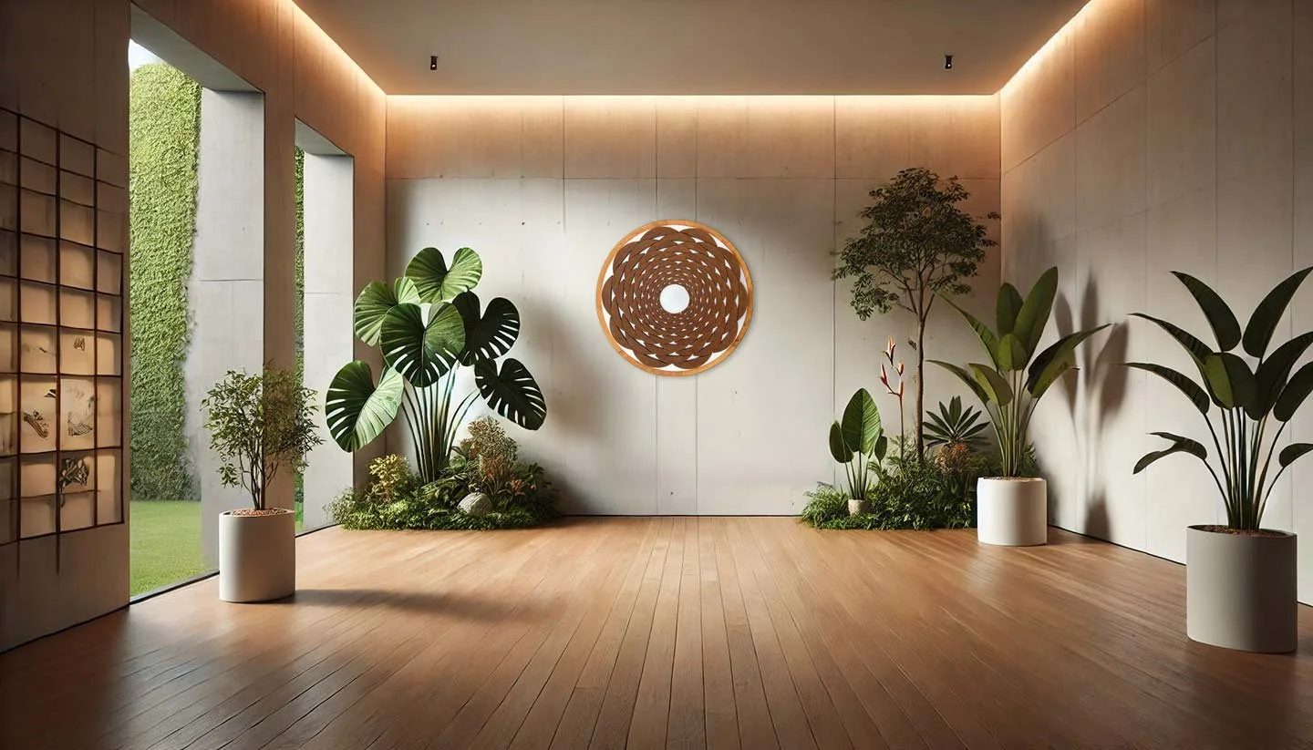 Thrum Mandala Cherry in room