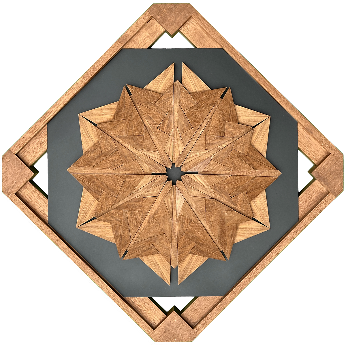 Northern Star Mandala Mahogany