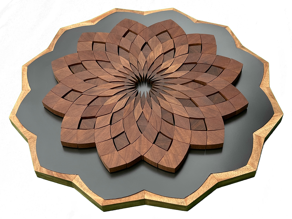 Toroid Mandala Mahogany