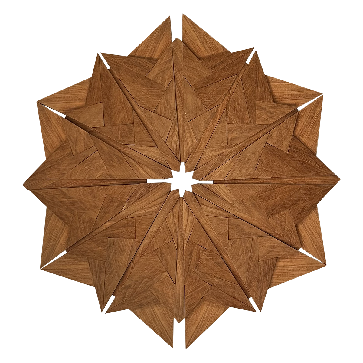 Northern Star Mandala Mahogany