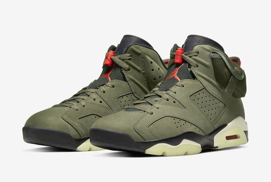 Travis Scott x Jordan 6 Retro 'Olive' DS