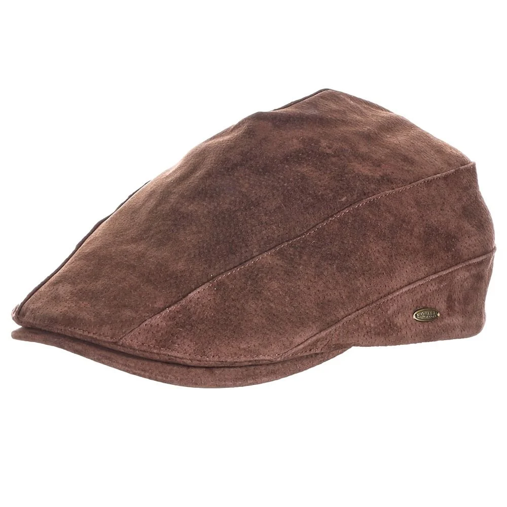 LEVEN TAUPE SUEDE IVY CAP — Thomas Haberdashery