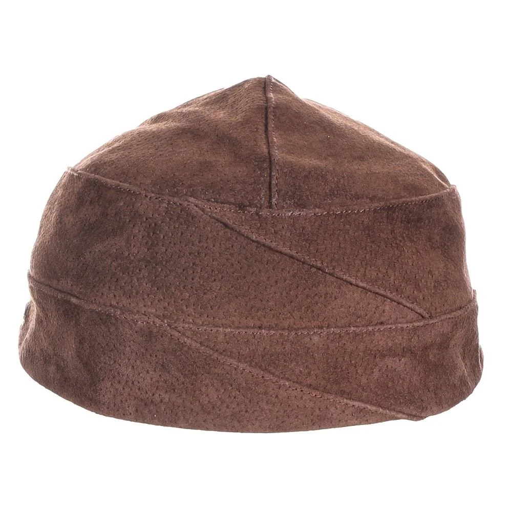 LEVEN TAUPE SUEDE IVY CAP — Thomas Haberdashery