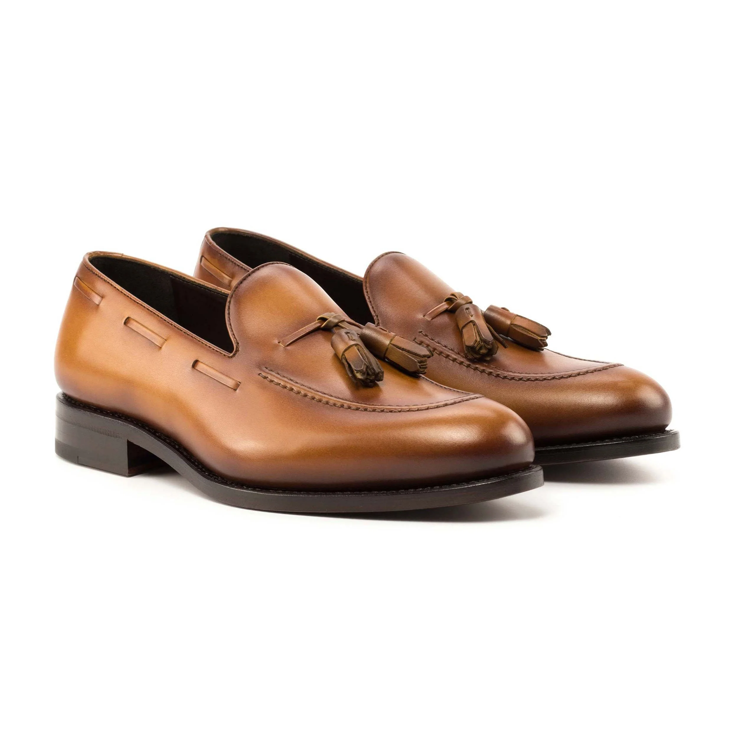 WARD COGNAC LEATHER LOAFER