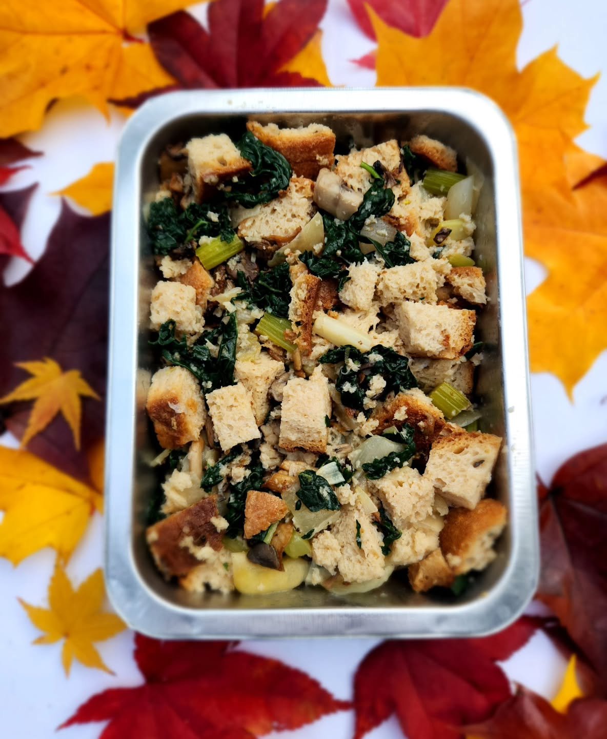 ZIVA Thanksgiving Sides and Sauces, one by one:

Oyster Mushroom and Kale Stuffing: Featuring oyster mushrooms from Sno-Valley Mushroom farm. 

We are making everything but the turkey and dessert.&nbsp; Choose from 8 different items; ready to re-heat