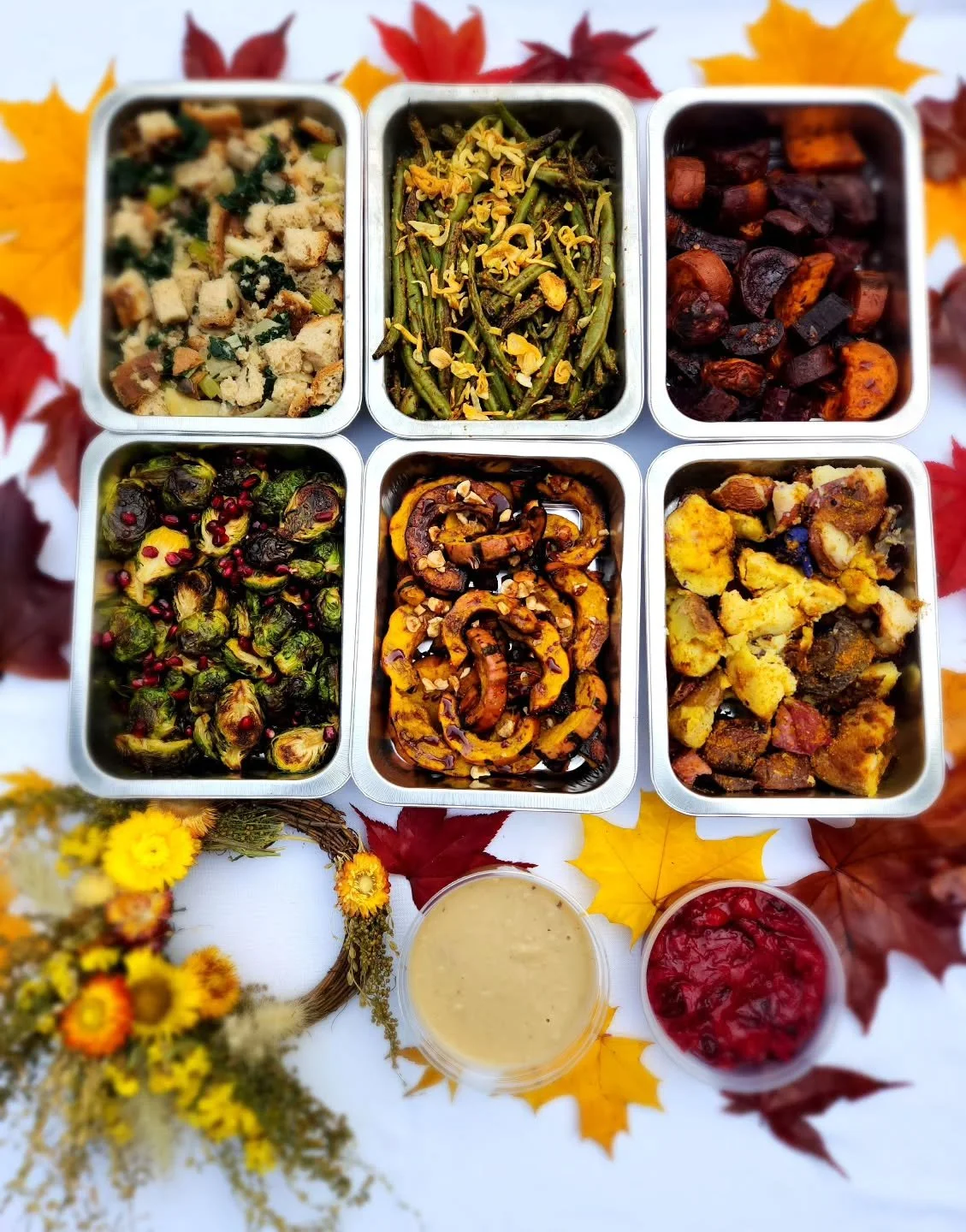 Stressed about Thanksgiving?&nbsp; Let us help!

Make the holiday easy with our pre-made sides, ready-to-reheat at home. Just pop these in the oven while your turkey rests and enjoy a Mediterranean flavored Thanksgiving!&nbsp;&nbsp; We are making eve