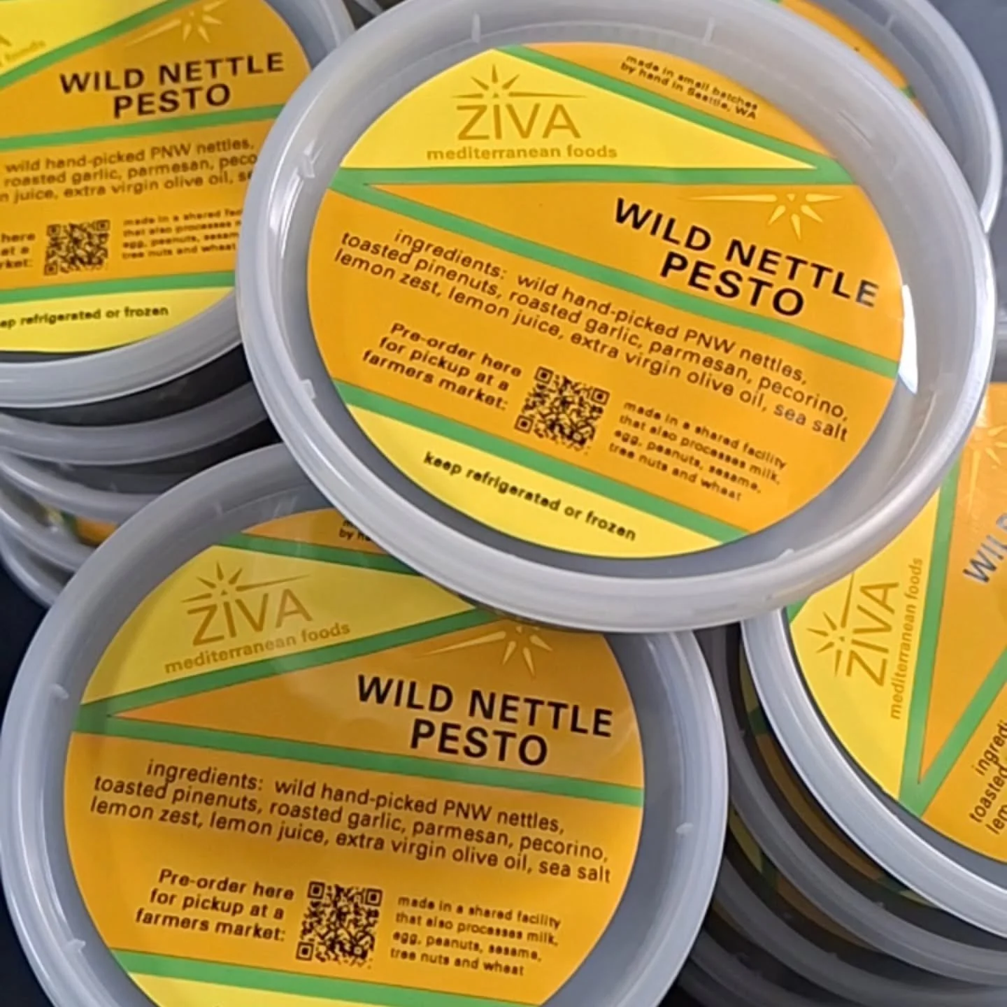 Our most popular seasonal pesto is ready! 

Onlly at Ballard Farmers Market this weekend.

GEORGETOWN Farmers Market opening day is Thursday!

Back at University District 5/9 and Proctor 5/16. 

#eattheseasons 
#eatlocal #smallbatch #authentic 
#notj