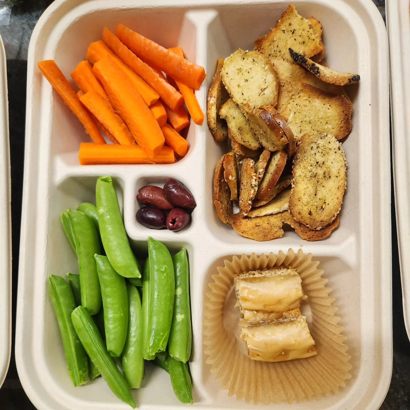 Special this weekend for Memorial Day:  our new Picnic Platter!  Bagel chips with Za&rsquo;atar from Eltana, sugar snap peas from Piece By Piece Farm, carrot sticks, baklava and your choice of ZIVA dip. 

We are at Georgetown today, Proctor on Saturd