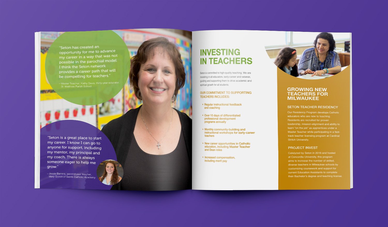 Seton Schools impact report page