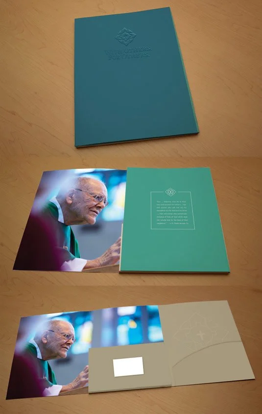 Midwest Jesuits campaign folder design