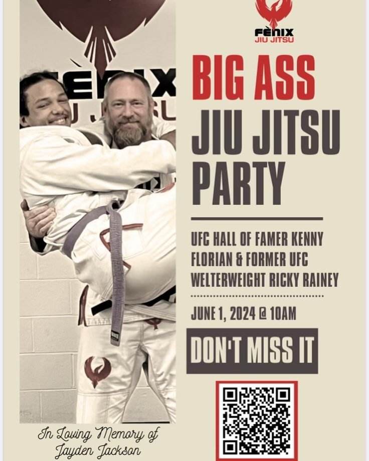 Gonna be teaching a seminar for charity this Saturday, June 1st at @fenix.jiujitsu in Hickory NC. My session starts at 11a but there will be a bunch of black belt martial artists teaching all day. Check out the Fenix JJ link in my bio for more info. 