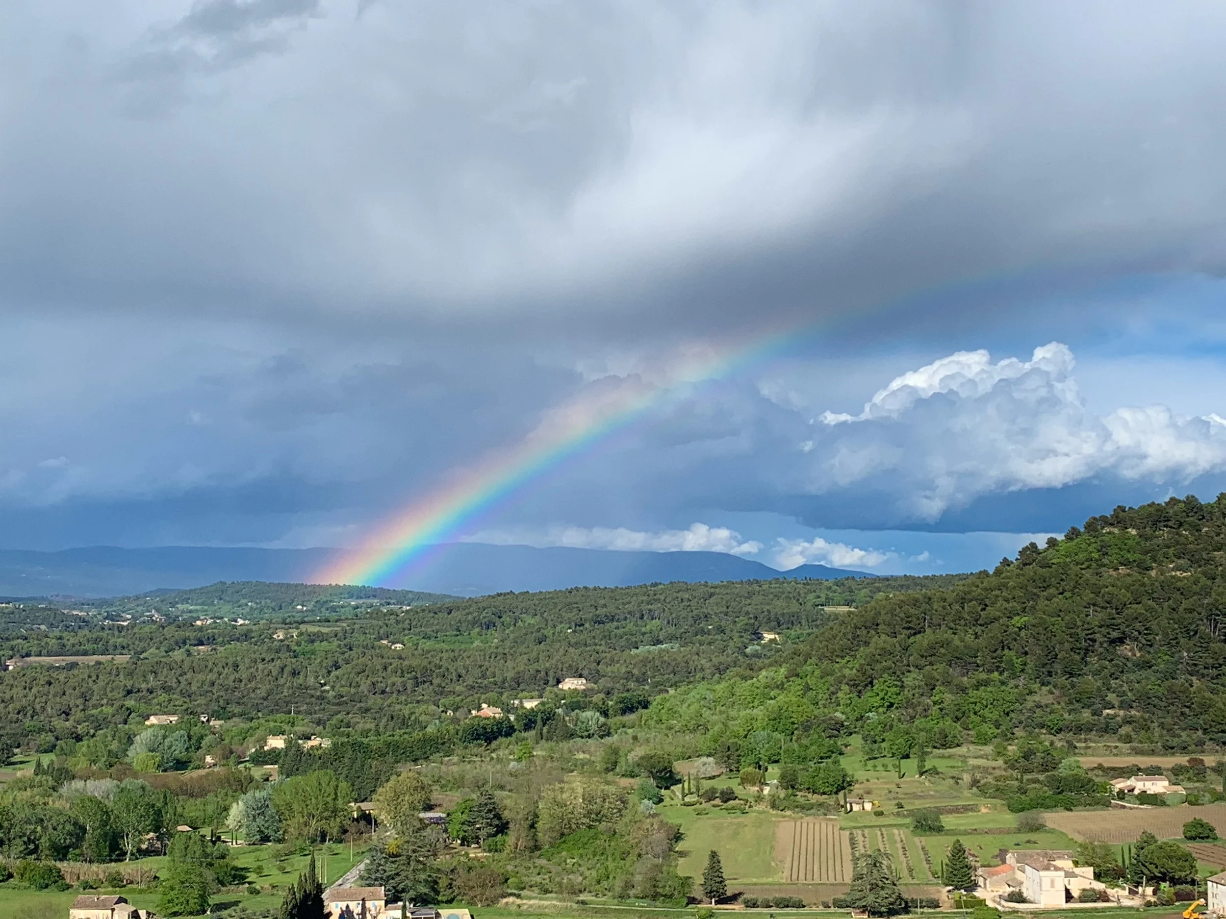 Rainbow From the Road