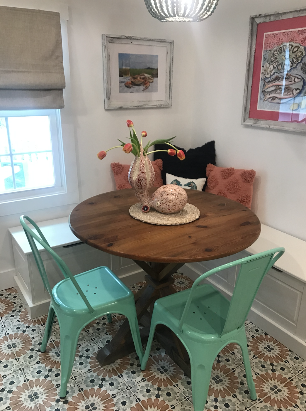 Octopus Porcelain Flower Centerpiece