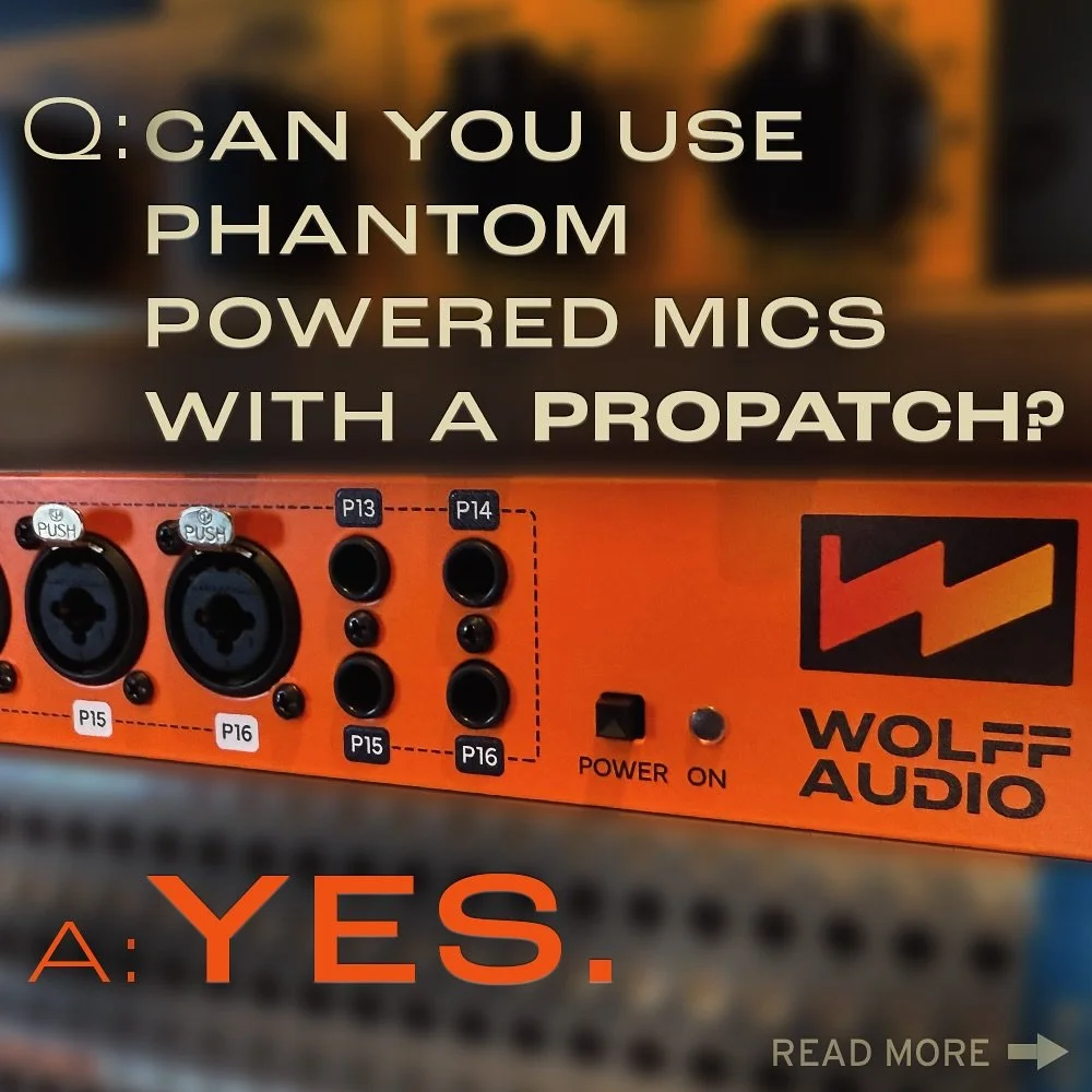 Route all of your mics and instruments with ProPatch. 

&ldquo;It&rsquo;s just a wire.&rdquo; ⚡️🔊

#propatch #analoggear #digitalpatchbay #patchbay #proaudio #audio #audioengineer #musicproduction #recordingstudio