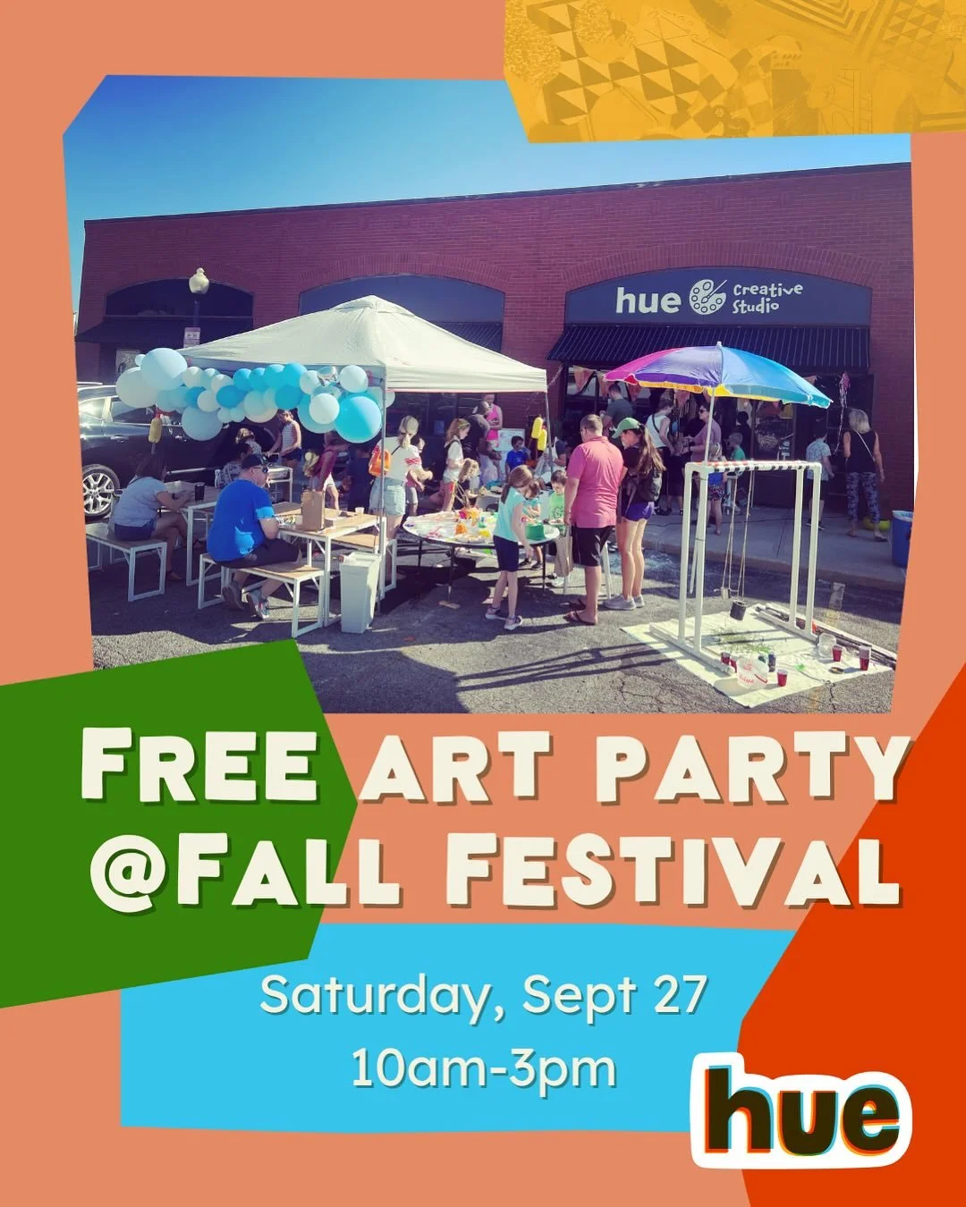 Cool breeze makes me feel fine!! 🍁 🍂 Join us for our annual FREE art party in our parking lot from 10-3 on Saturday, Sept 27! 🎨 

We love being a part of the @downtownop community and the Fall Festival is one of our favorite events. Hope over to S