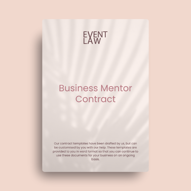 Business Mentor Contract