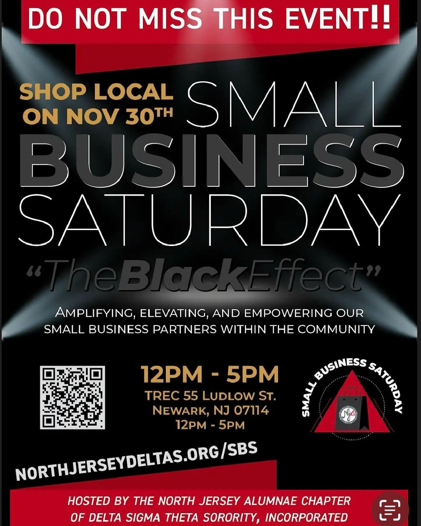 Please stop by and support Small Business Saturday! Hope to see you there!