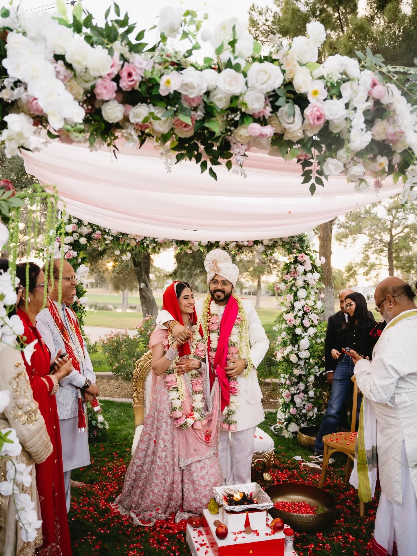 One of my favorite parts of photographing weddings is getting to learn about traditions from cultures outside my own.

At this Pakistani wedding, I witnessed the phere, where the couple circles the sacred fire seven times. Each round carries its own 