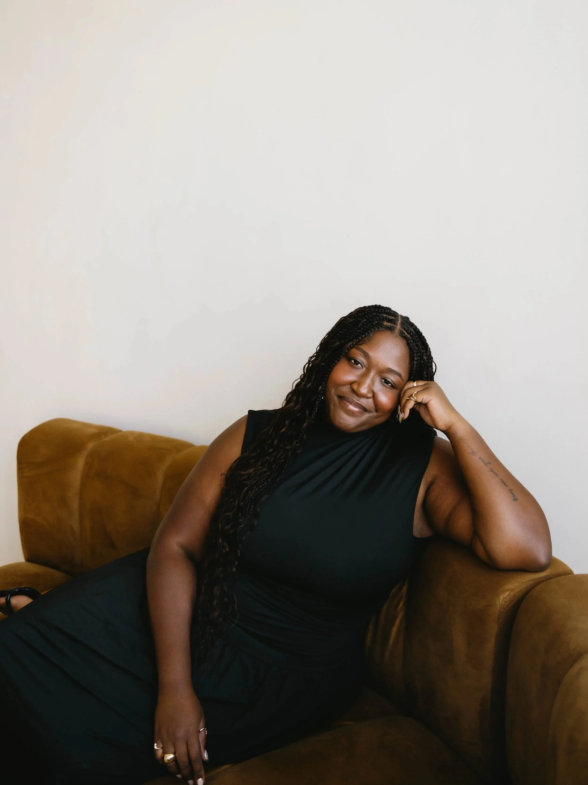 Professional portrait of Kalynn, a passionate wedding photographer capturing timeless moments.