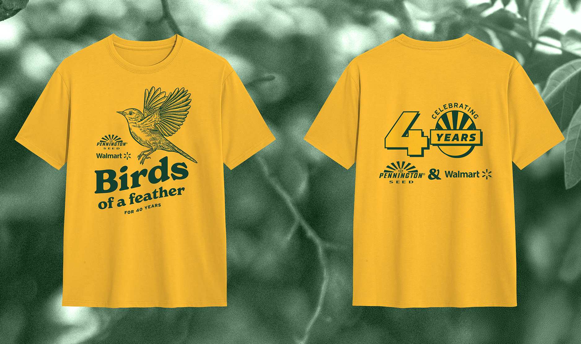 Tshirt designs 40th Bird Anniversary Retail Design Atlanta.png