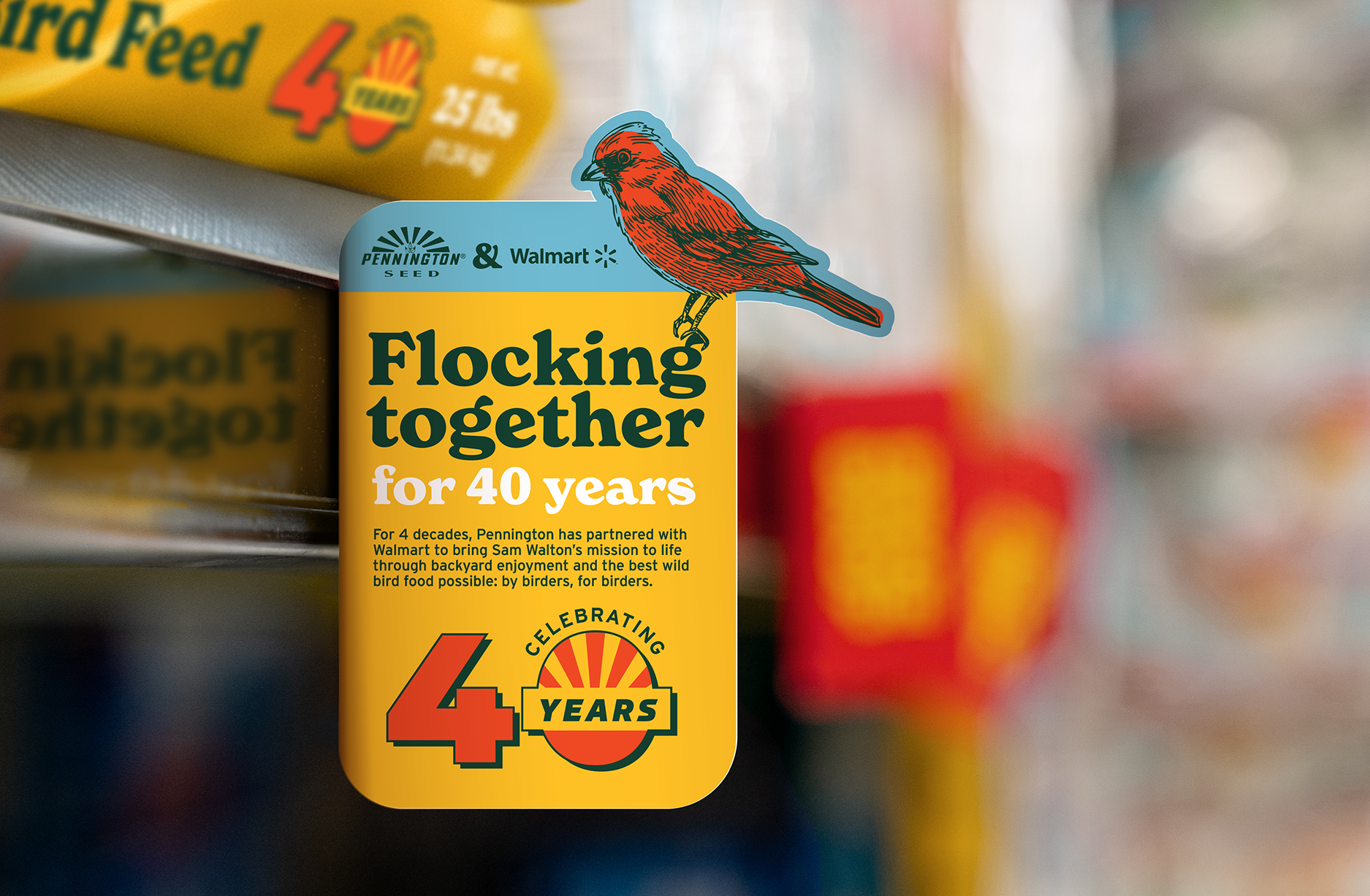 Shelf Talker 40th Bird Anniversary Retail Design Atlanta.png