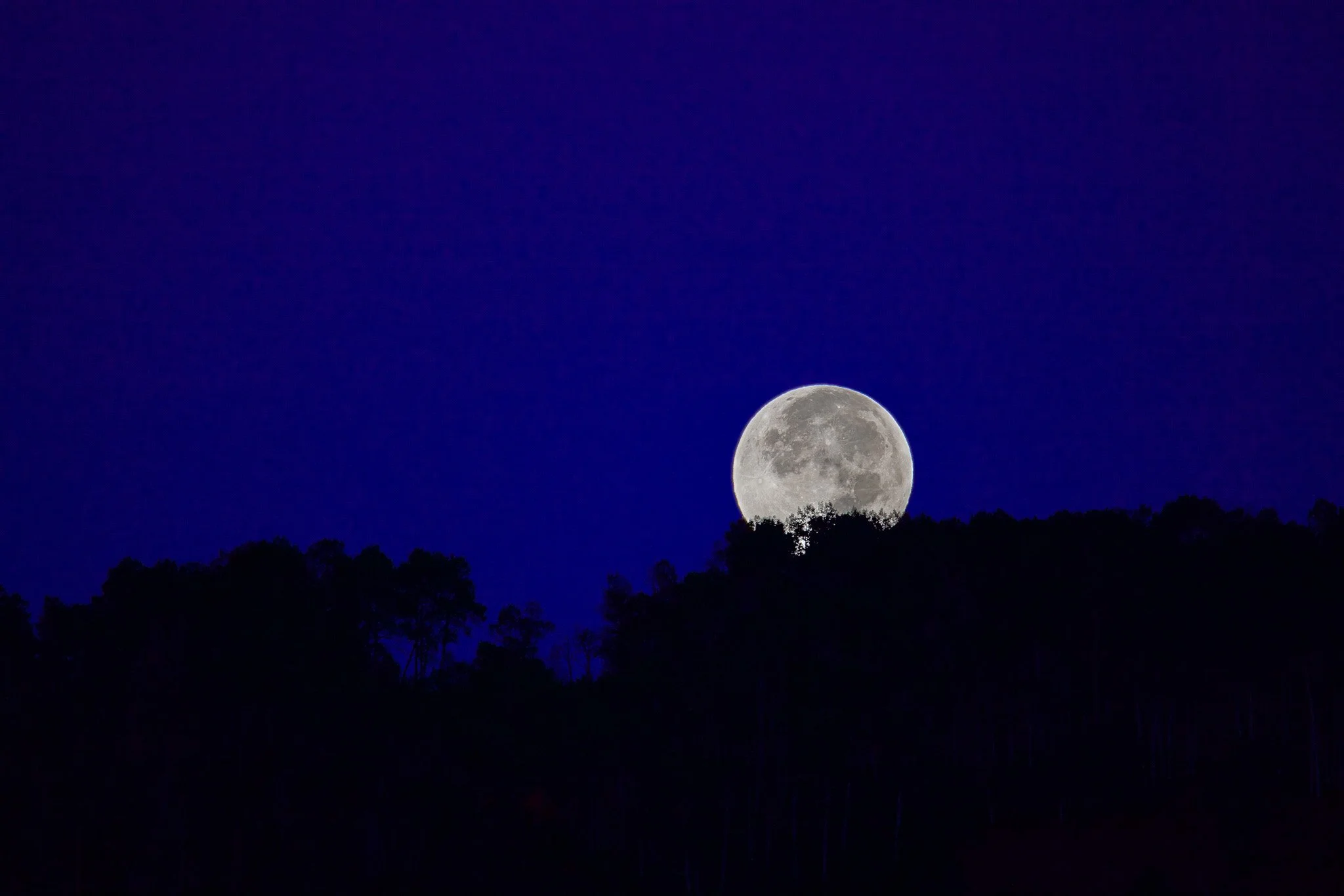 Moonset, Vail, Fall 2024