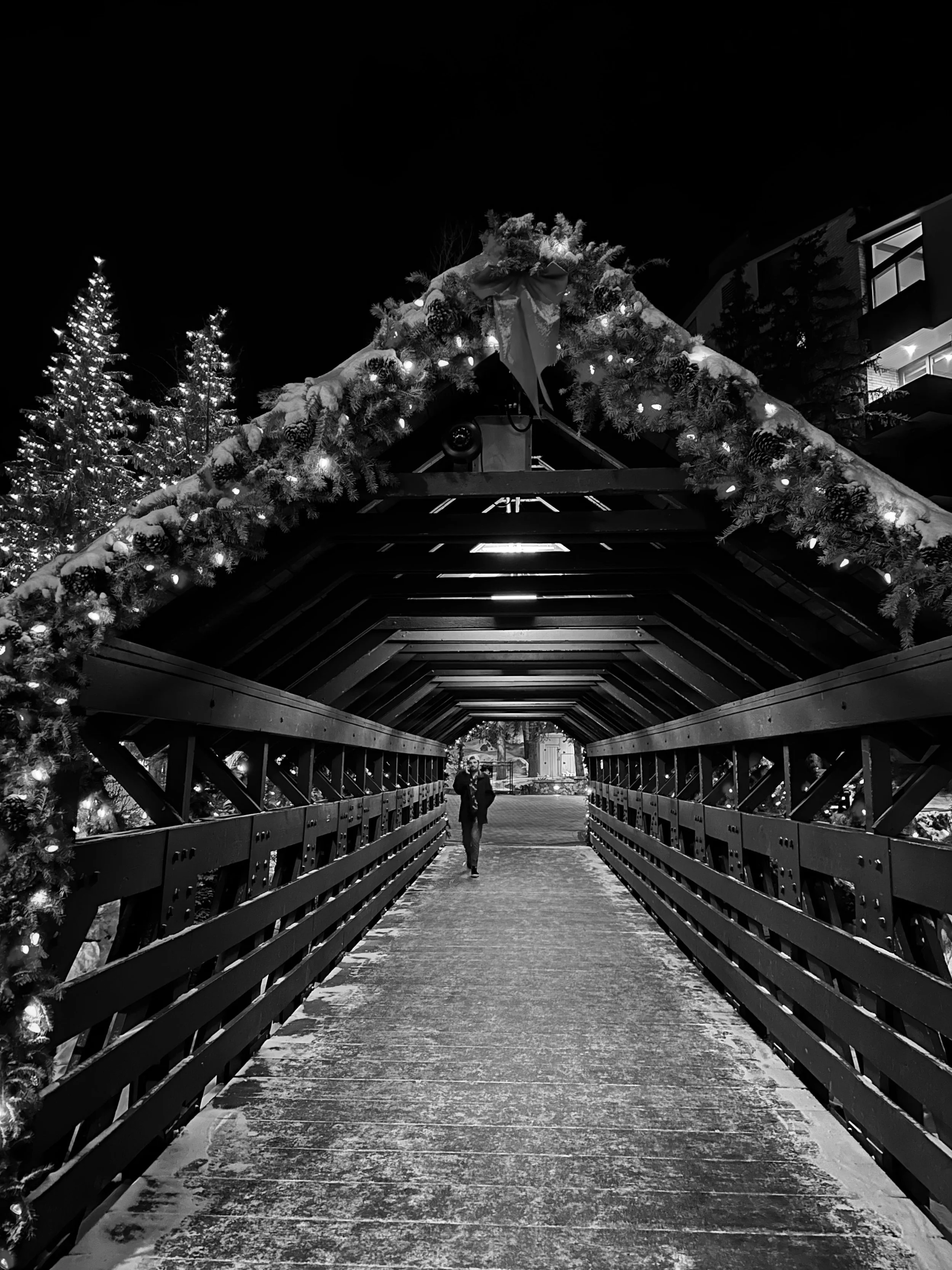 Covered Bridge, Vail, Winter 2023