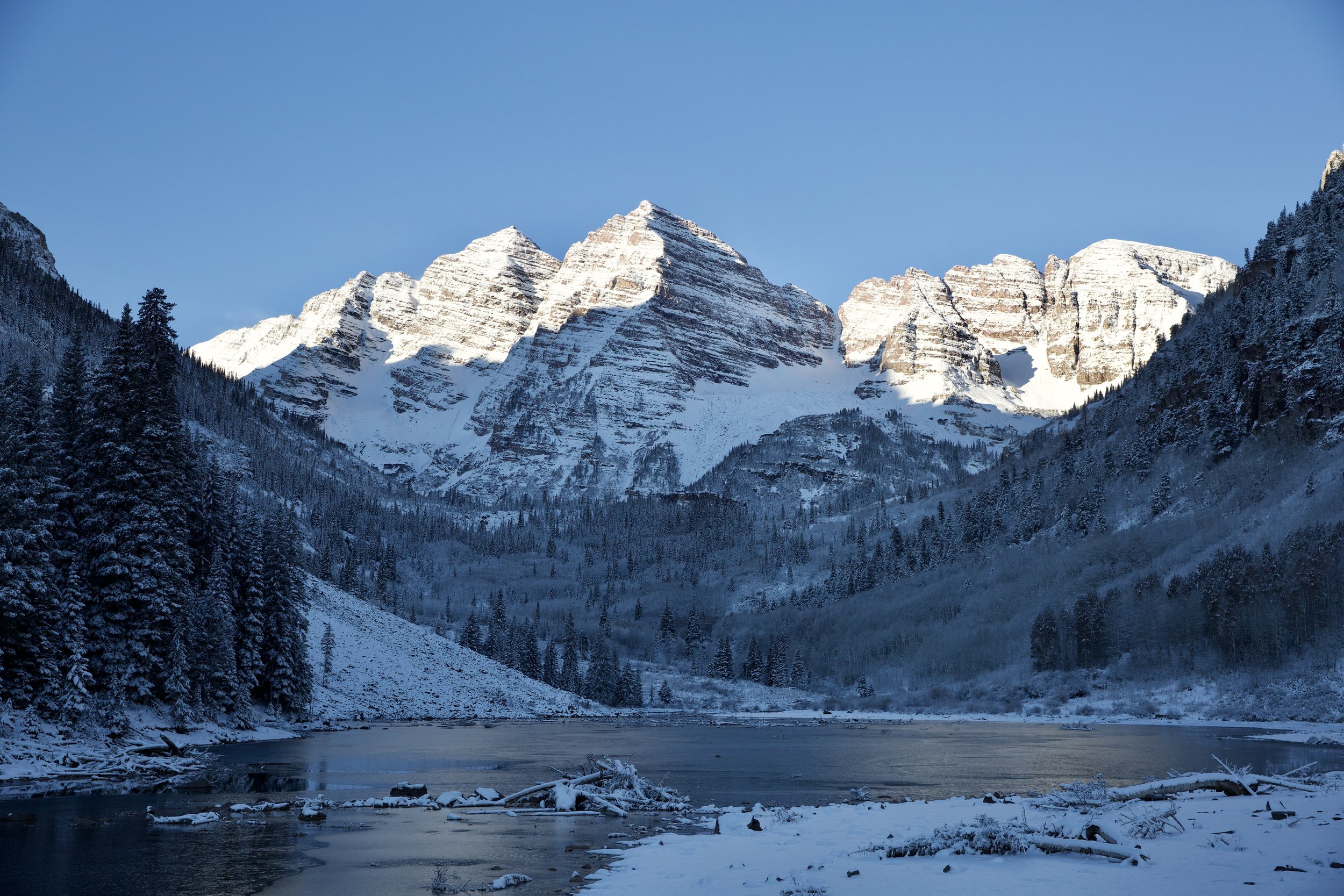 The Maroon Bells, Spring 2024