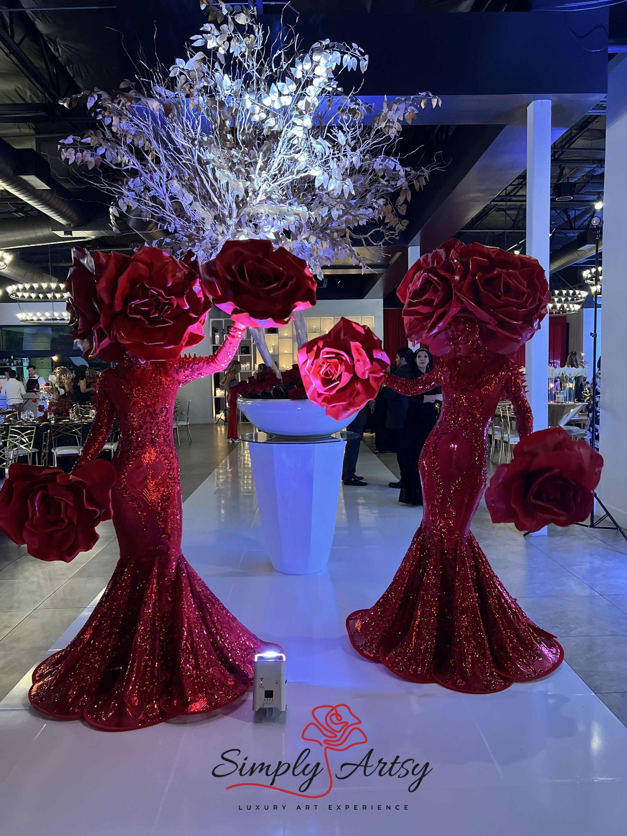 Red Roses entertainment at Dolce Events in Scottsdale