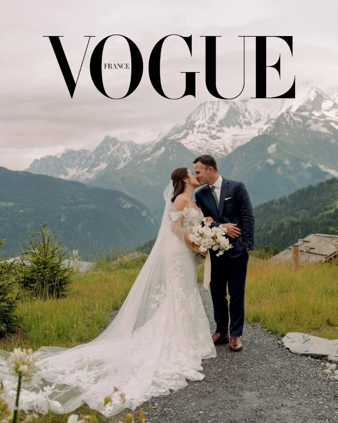 S &amp; N&rsquo;s French Alps wedding, featured on @voguefrance.

Though some time has passed, the emotion of that day still lingers.
There was a quiet sense of anticipation in the air &mdash;
and in the end, everything came together beautifully.

Su