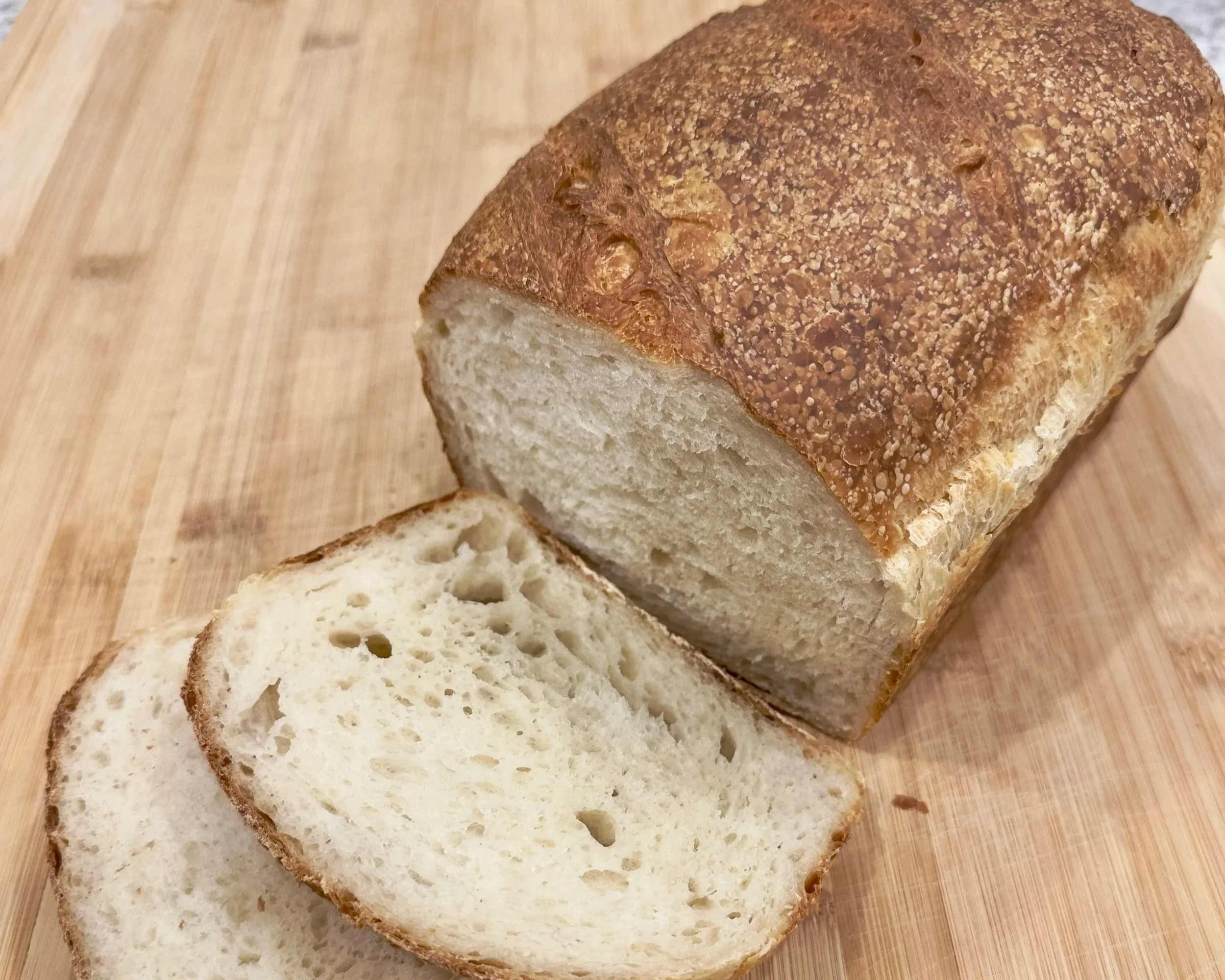 Fluffy Sourdough Sandwich Bread (Tangzhong Method)