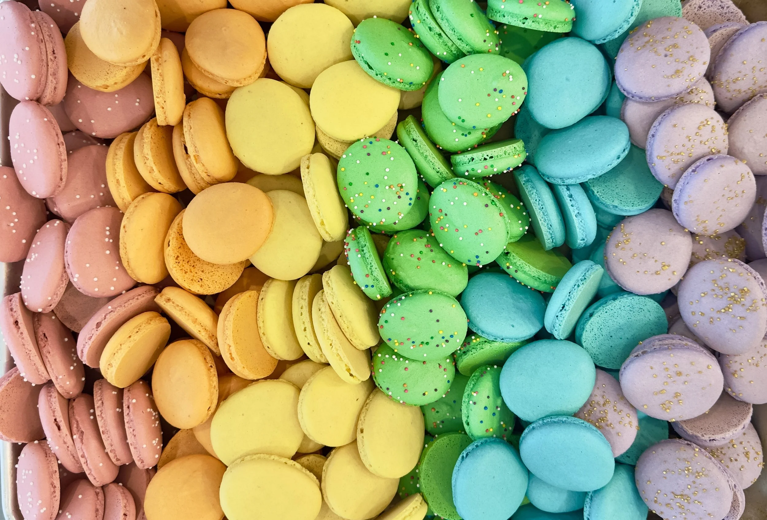 Easter Macaron Shells