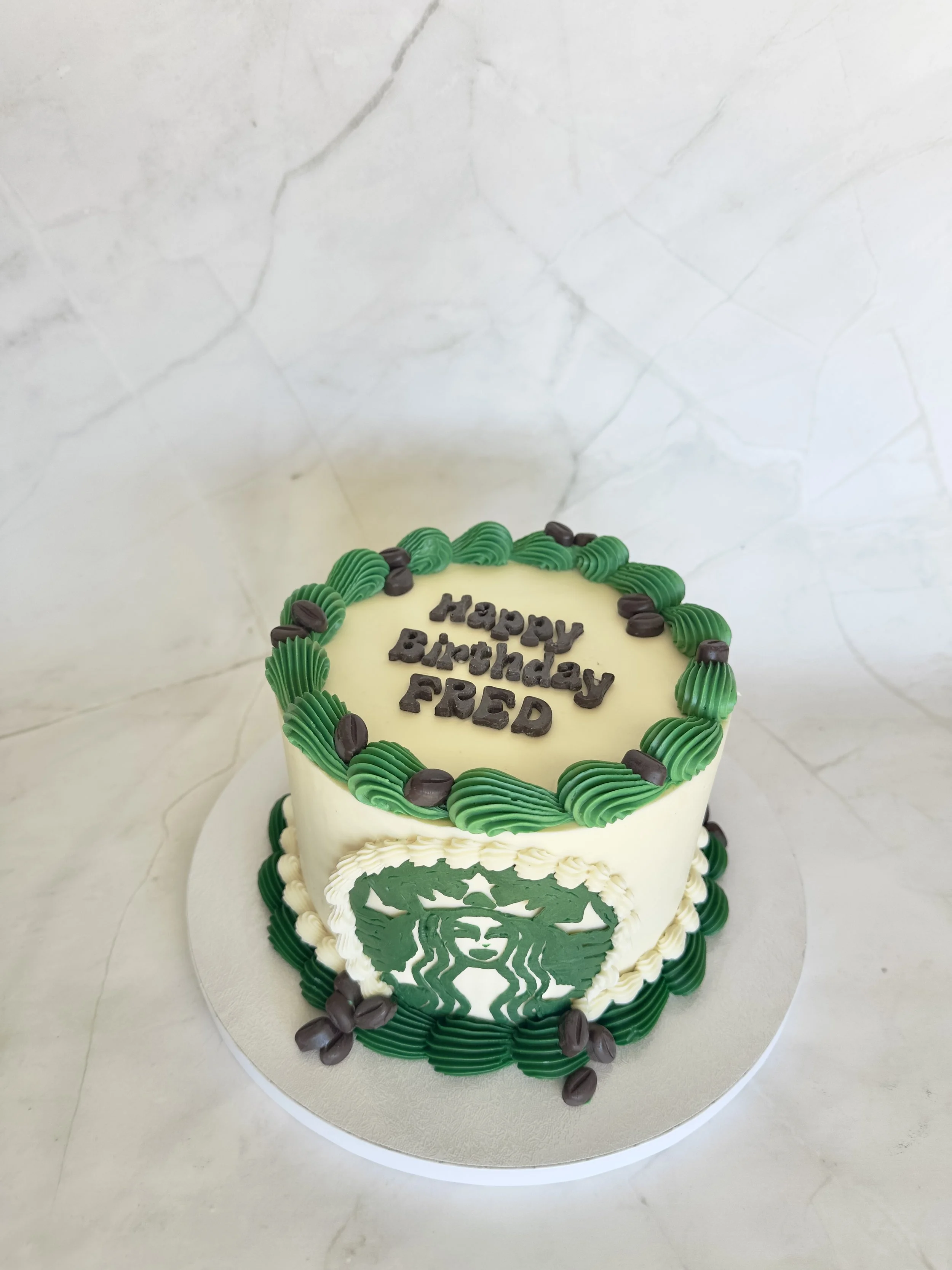 Starbucks Birthday Cake