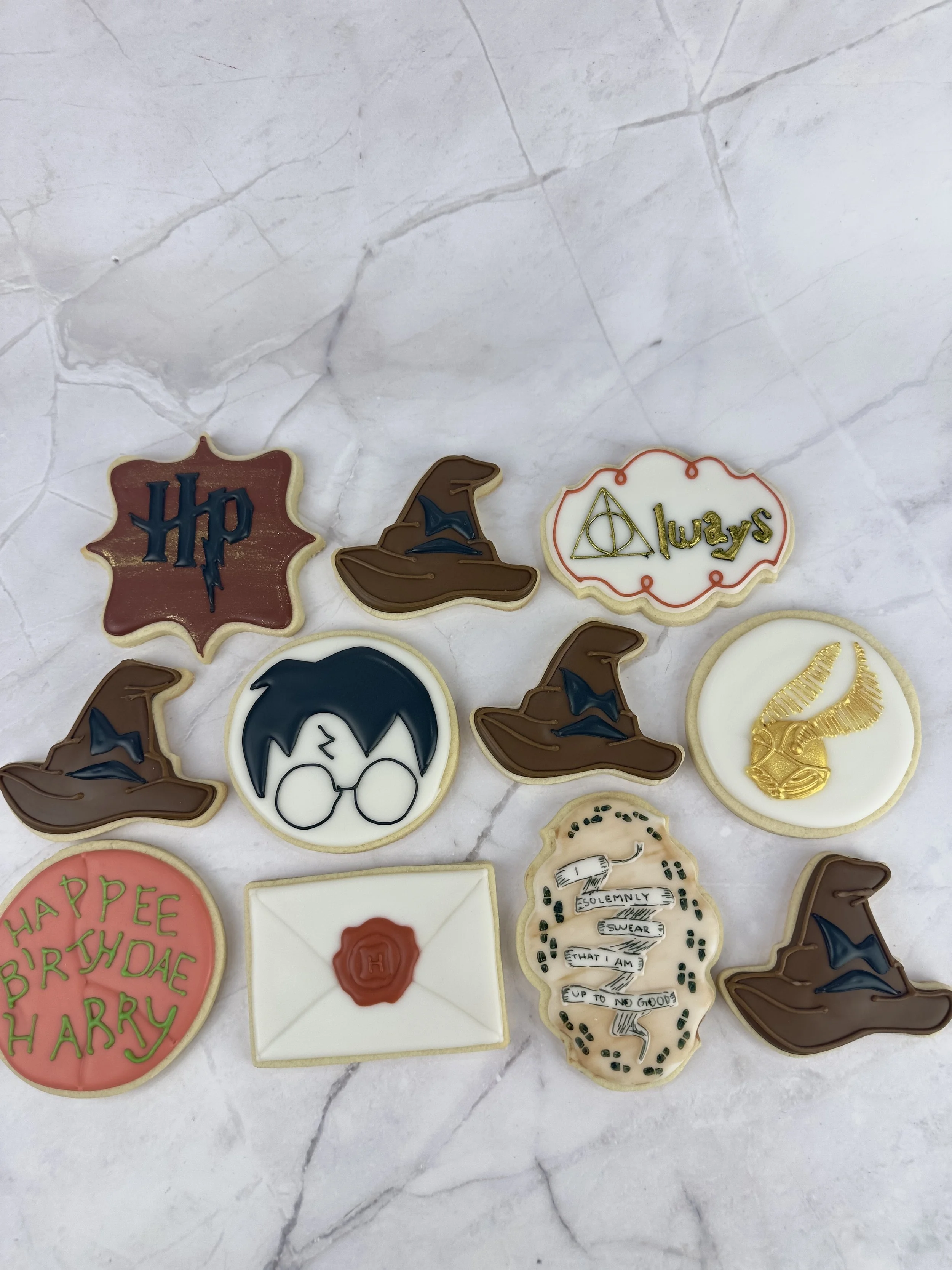 Harry Potter Custom Sugar Cookies