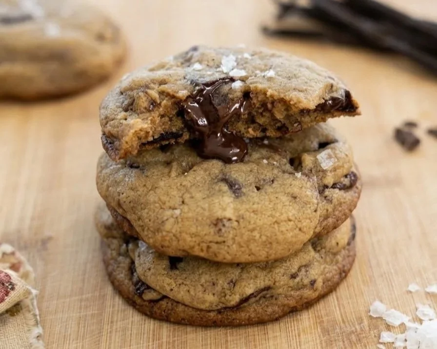 Sourdough Discard Brown Butter Chocolate Chunk Cookies