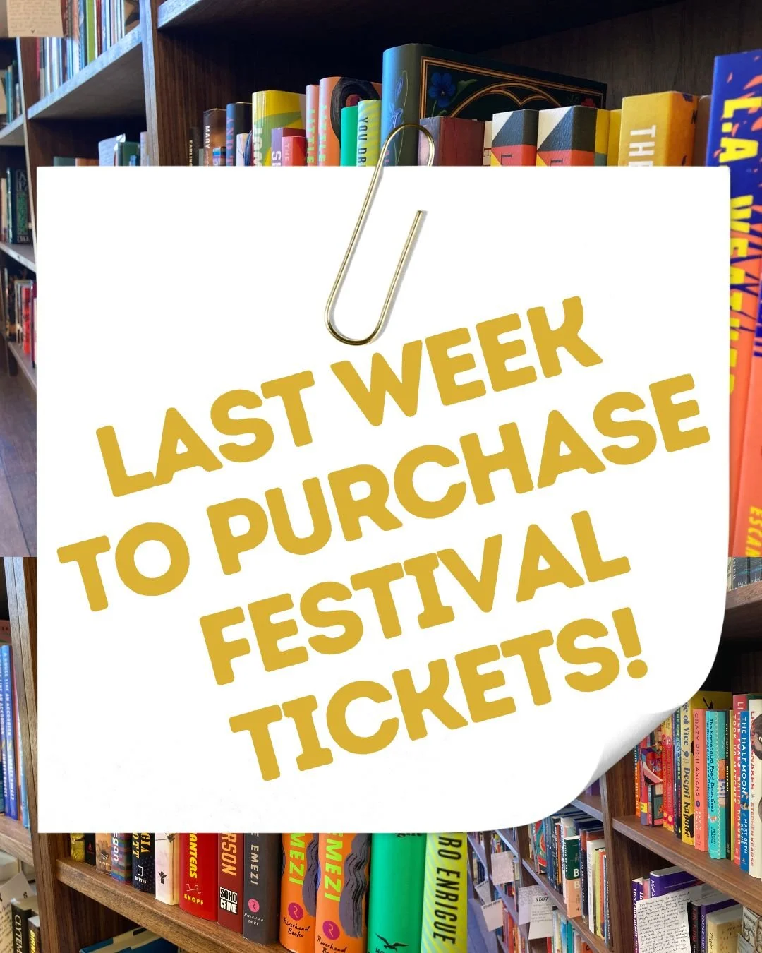 ⭐Don't miss your opporunity to purchase tickets for Sisters Festival of Books 2025! ⭐⭐

#supportlocal #visitsistersoregon #authorevents #workshops