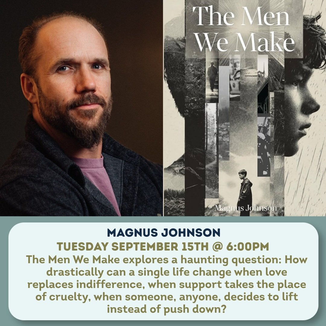 Tuesday, September 15th 6:00PM
@paulinaspringsbooks 
(Rescheduled from Sunday the 13th)

Magnus Johnson is a former Green Beret, Bronze Star recipient, and co-founder of @mission_22 a national nonprofit dedicated to ending the veteran suicide epidemi