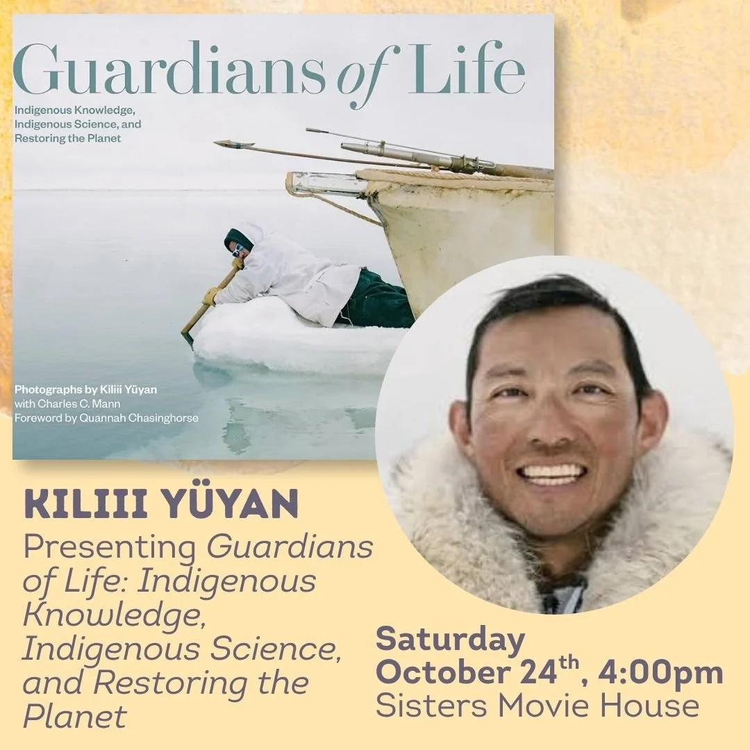 ⭐ @kiliiiyuyan presenting
🌍 Guardians of Life
In Partnership with @deschuteslibrary 

Saturday October 24th, 4:00pm
Sisters Movie House
FREE! Tickets not required 

Kiliii Yuyan is a National Geographic photographer, Explorer, and speaker whose work