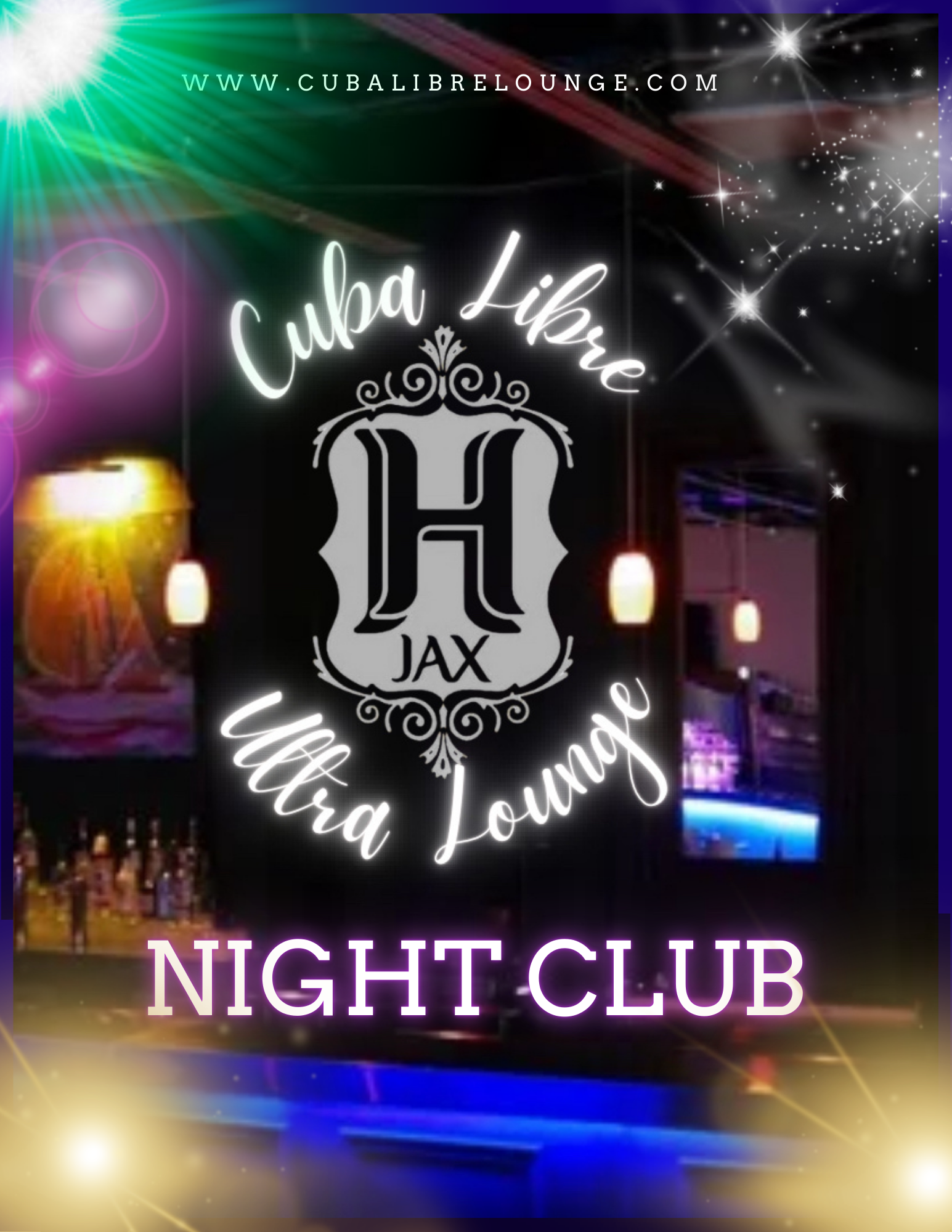 Colorful Modern Night Club Party Invitation Flyer .png