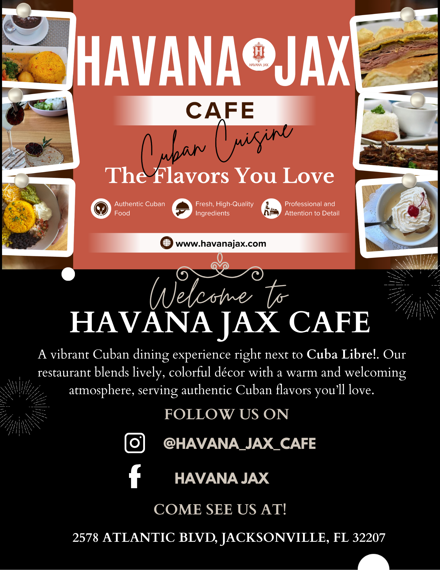 Black and White Classic Restaurant Business Flyer.png