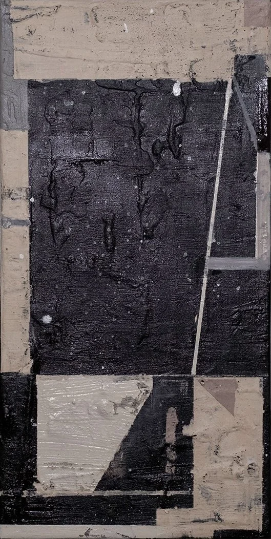 If You Can Hear Me, 2025
Acrylic, plaster, and spray paint on canvas
10 x 20 in