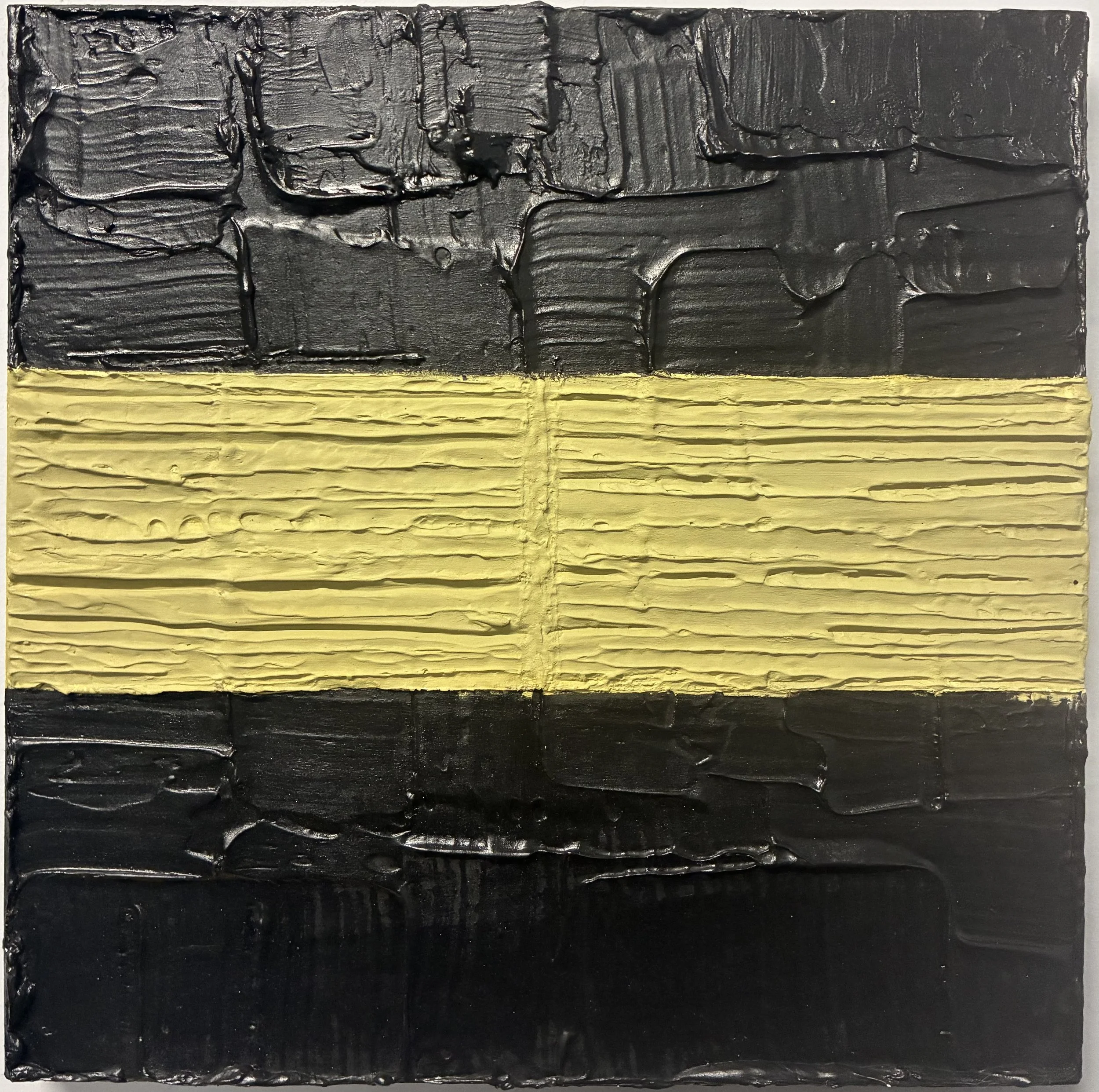 The Only Way Out Is Through, 2026
Acrylic and plaster on wood panels
12 x 12 in