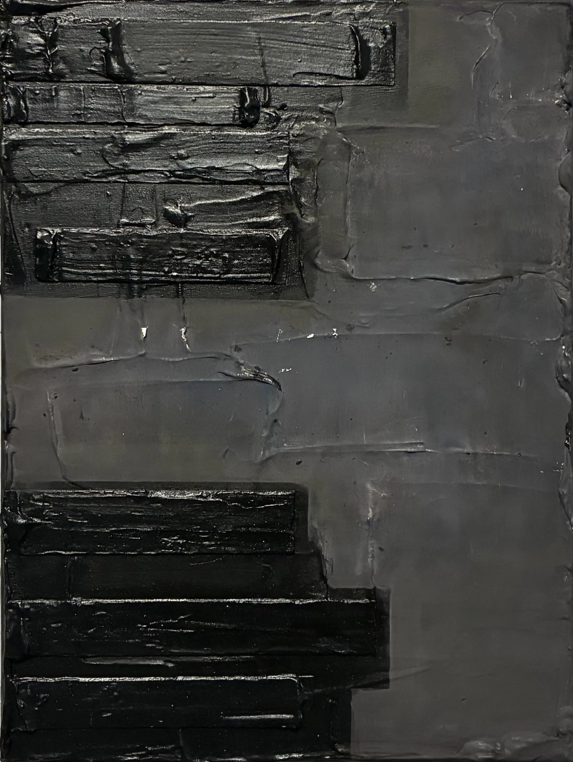 Meddle In The Mold, 2026 
Acrylic and plaster on canvas 
12 x 16 in