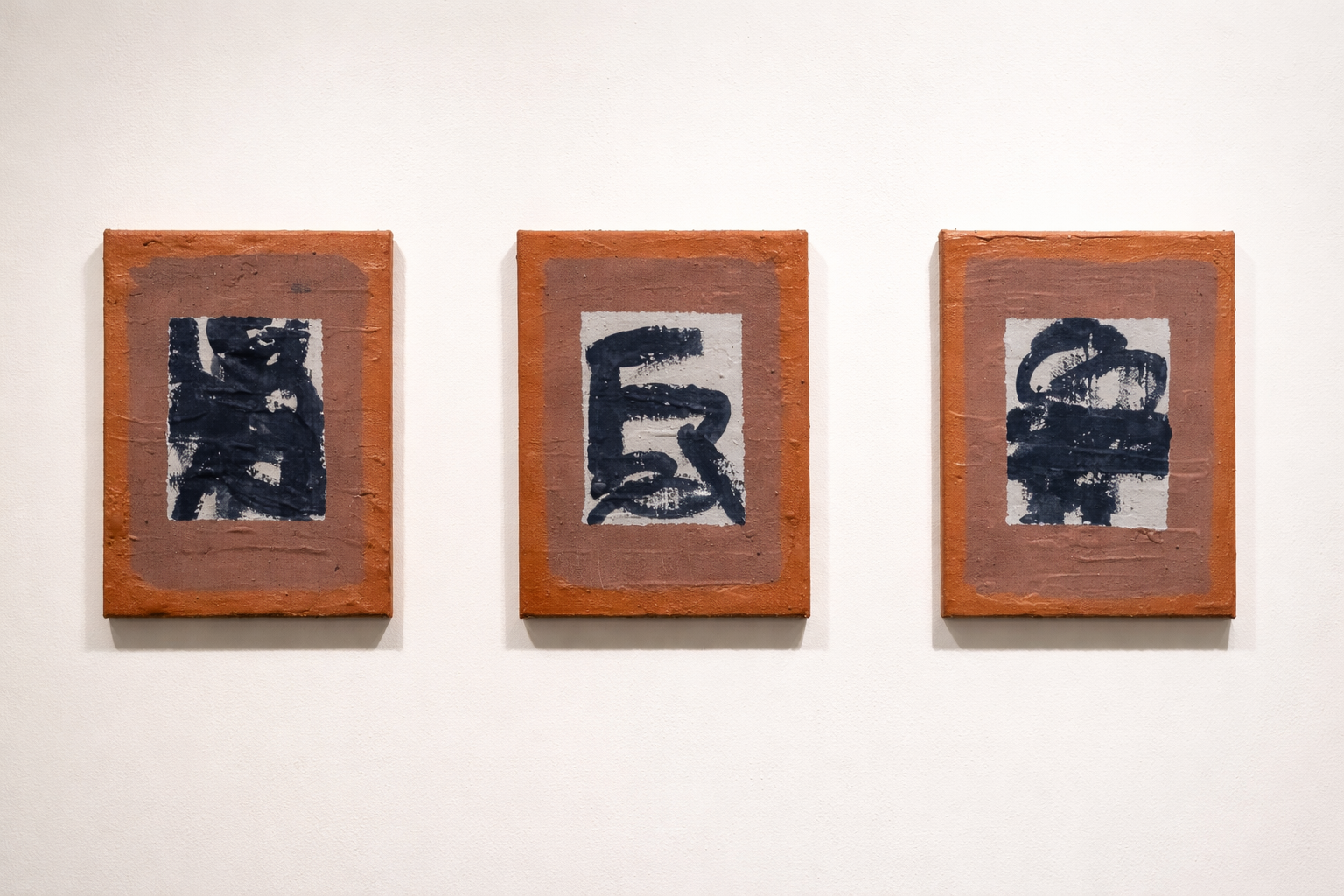 Exit 333, 2025
Acrylic, plaster, and spray paint on canvas
(Set of 3) Each 9 x 12 in