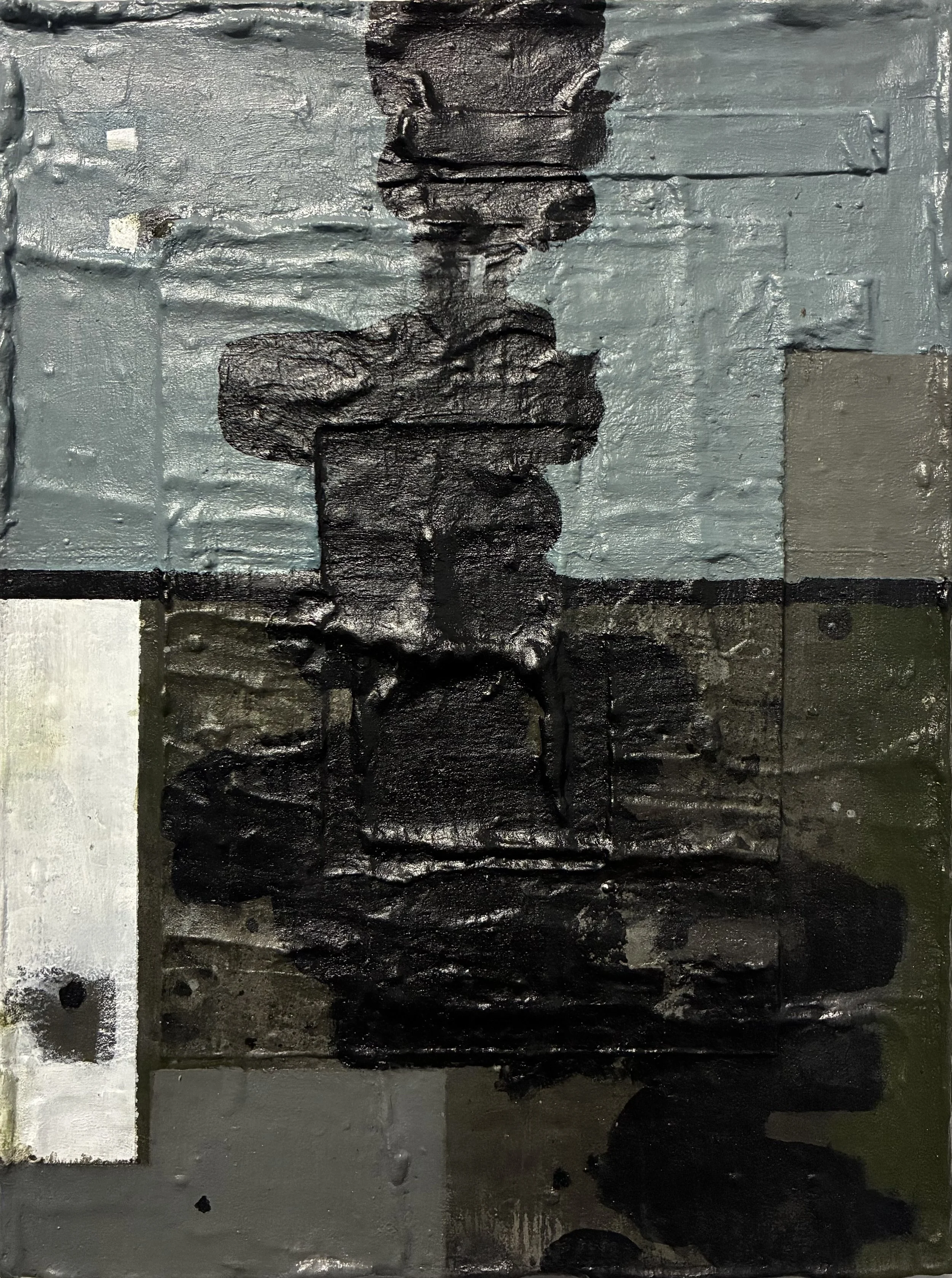 Too Many Rivers, 2026
Acrylic and plaster on canvas
9 x 12 in