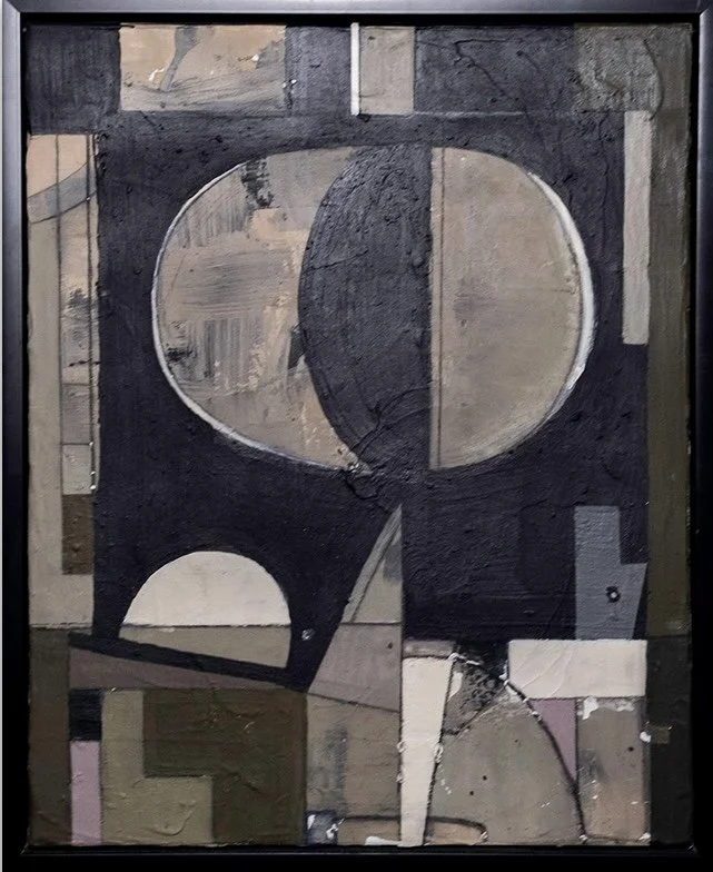 As The Moon Rose, 2025
Acrylic, plaster, spray paint, marker, and colored pencil on canvas
16 x 20 in