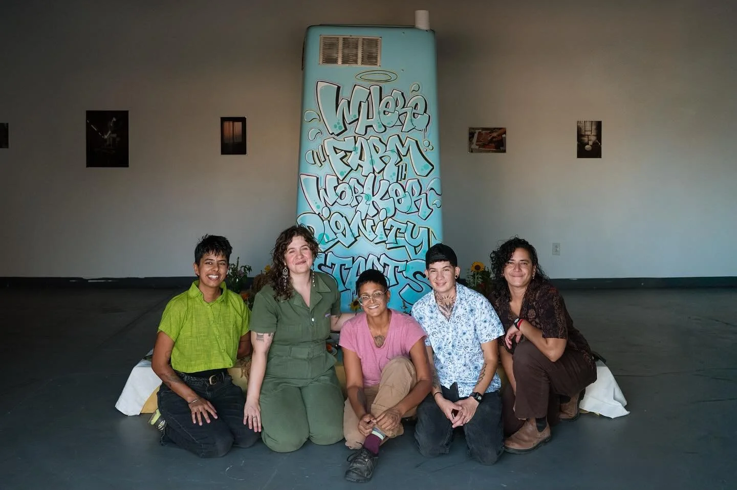 We are delighted to share these truly beautiful photos taken by Court Kessler documenting the Bathrooms &amp; Farmworker Dignity installation + book release held at Alpaca Gallery in Albuquerque these last few weeks.

The photos truly capture the ene