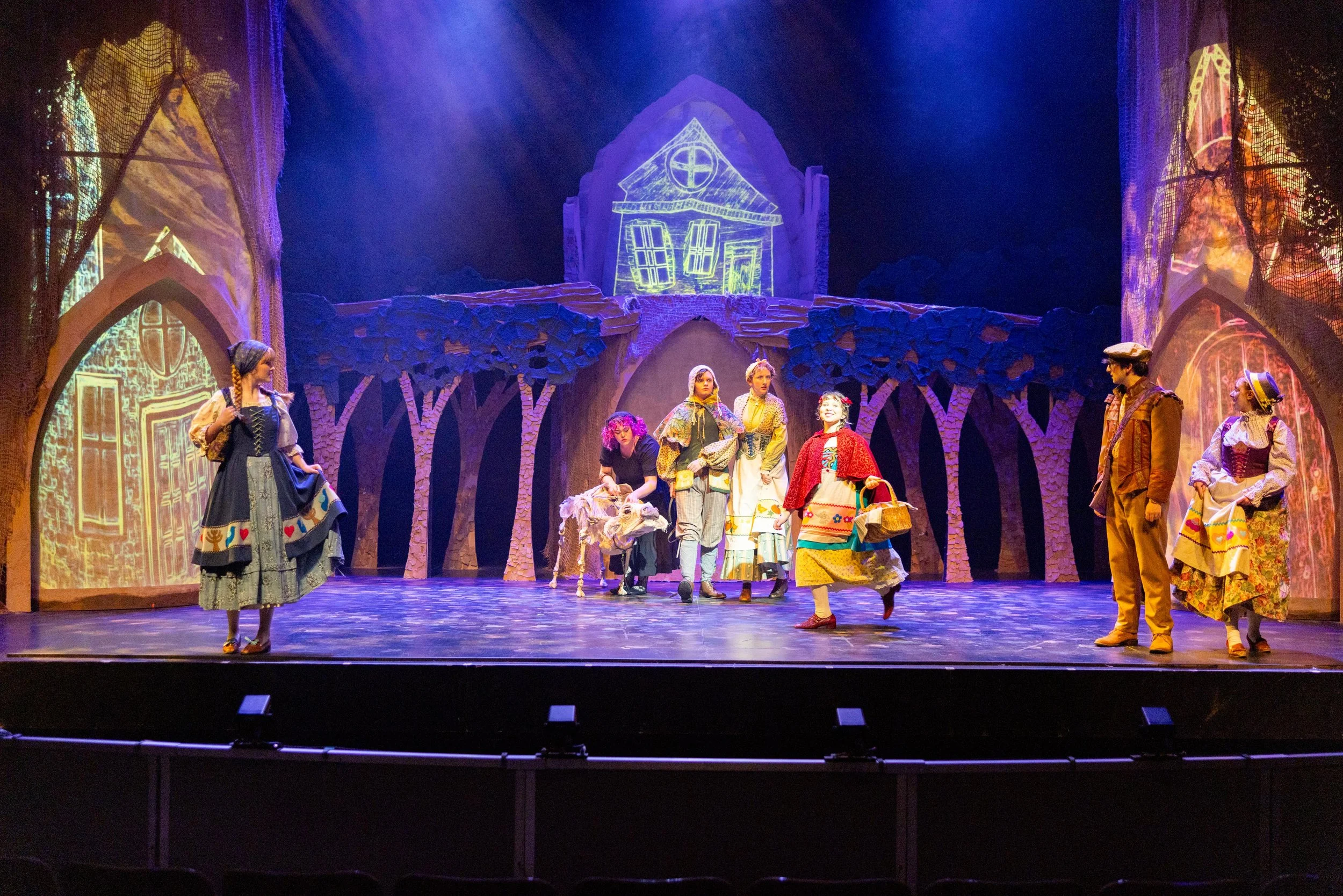 Miami University Theatre: Into The Woods (Scenic/Projection Designer, May 2026)